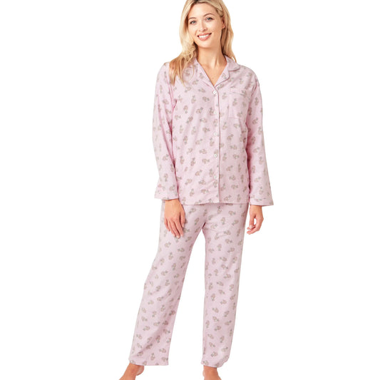 100% brushed cotton Sleepy Leopard pyjamas