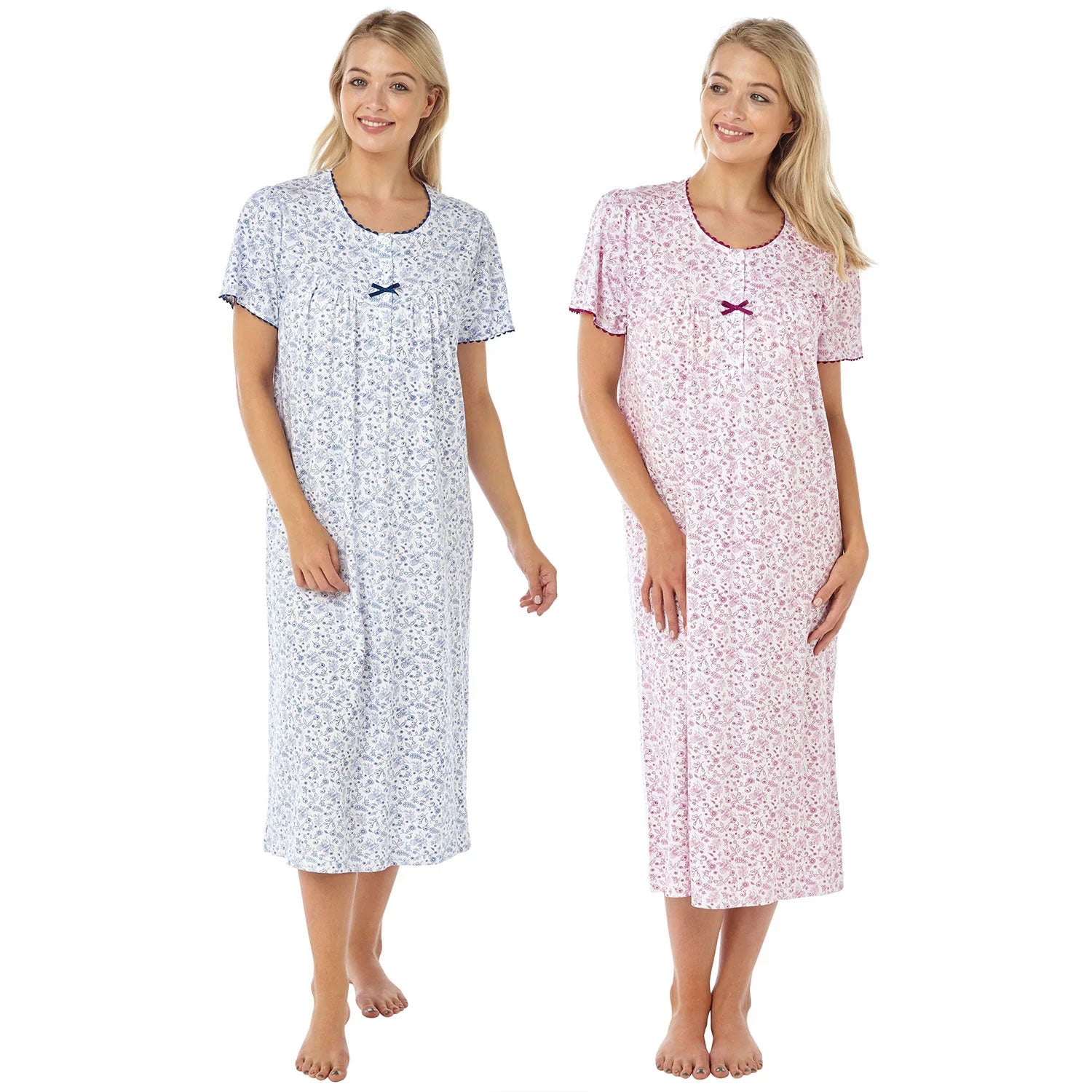 Short sleeve nightdress deals