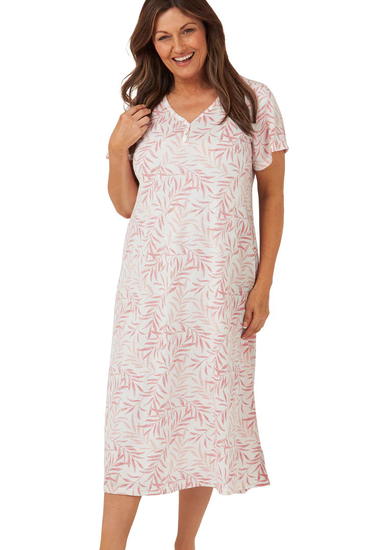 Easy-care, ‘Linzi’ Short Sleeve Nightie