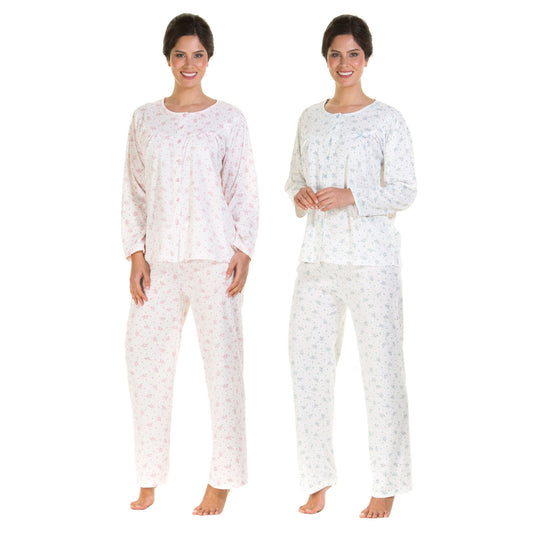 Floral 'Cuddleknit' pyjamas