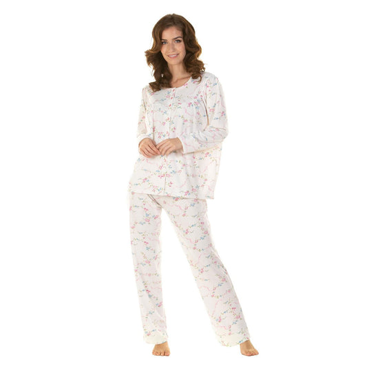 Cuddleknit, brushed inside, long sleeve pyjamas