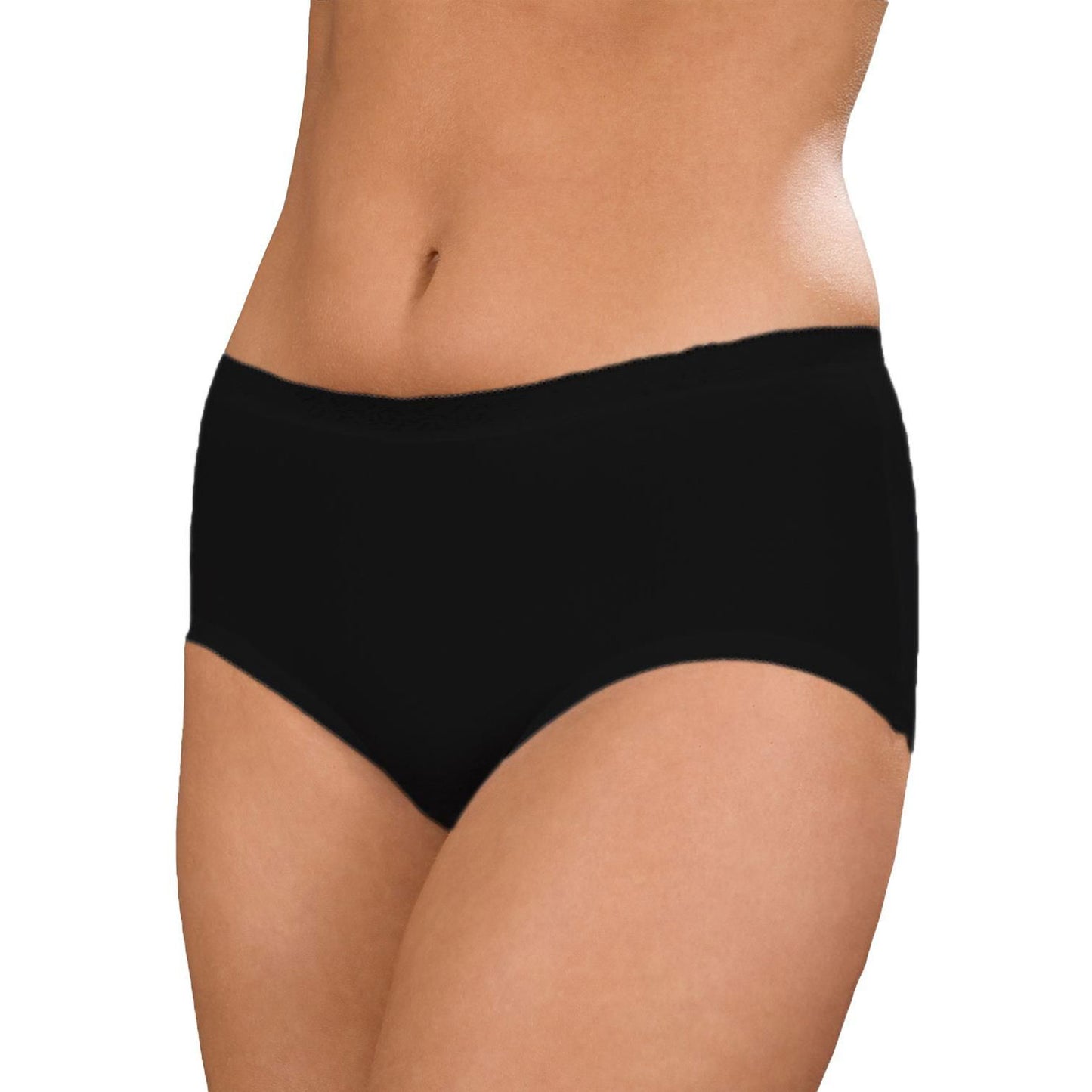 Comfort Midi Brief | 3 pack (all same colour) | White, Beige, Black