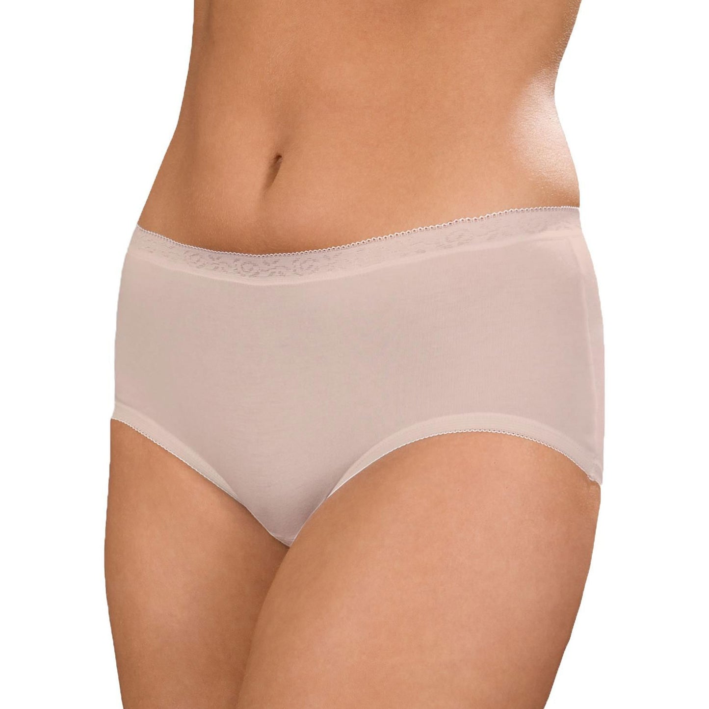 Comfort Midi Brief | 3 pack (all same colour) | White, Beige, Black