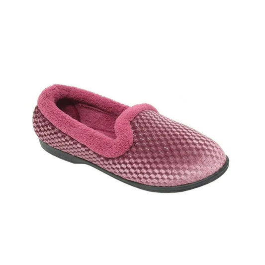 Women's wide-fitting tab slippers